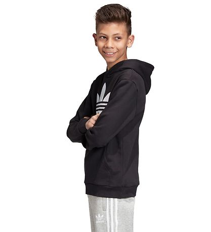 adidas Originals Kapuzenpullover - Trefoil - Schwarz