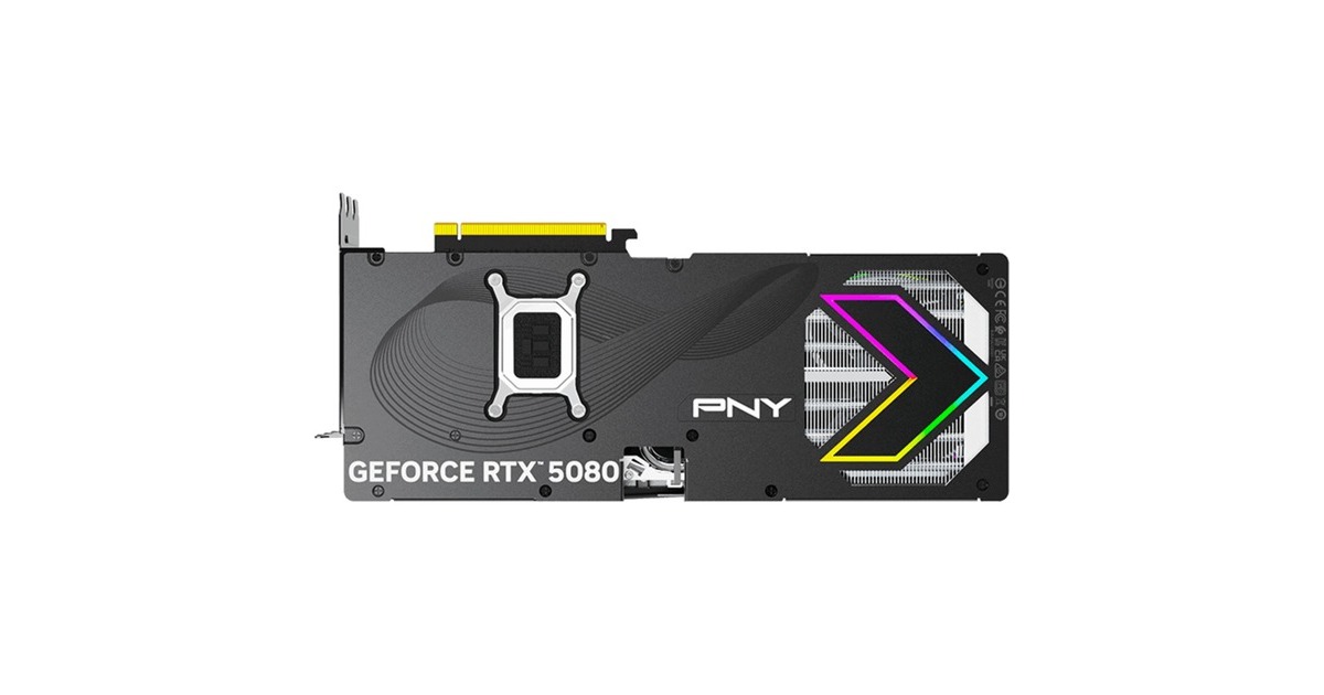 PNYGeForce RTX 5080 ARGB OC grafische kaart  (DLSS 4, 3x DisplayPort, 1x HDMI 2.1)