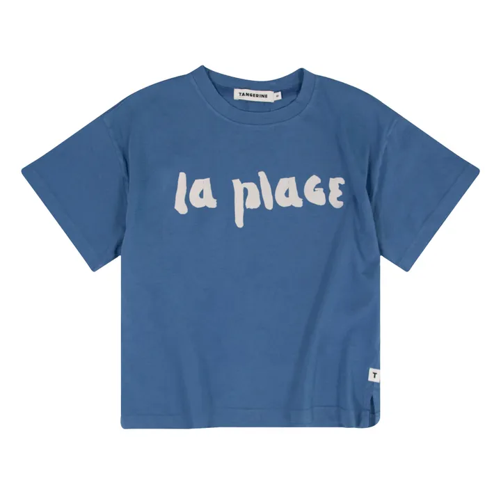 Tangerine T-shirt La Plage | Bleu