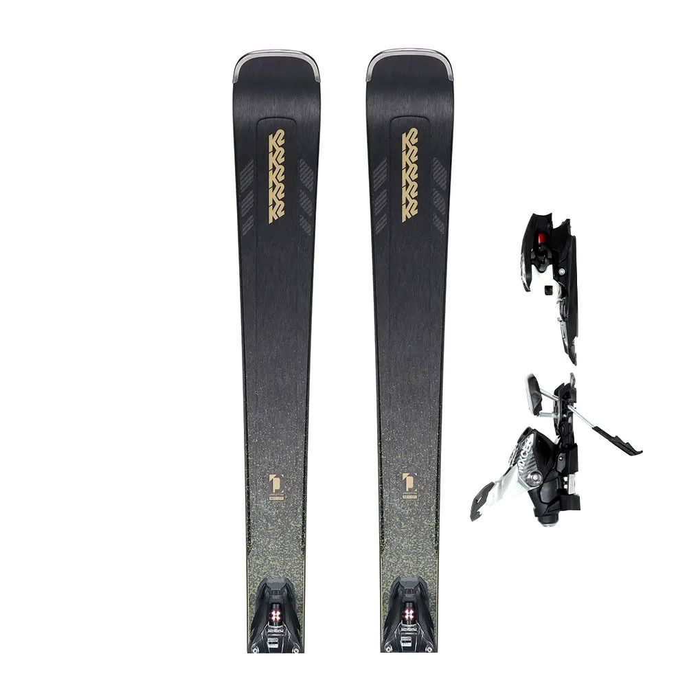 K2 DISRUPTION 82TI + MXCELL 12 TCX QUIKCLIK - Skis piste + Fixations Homme design