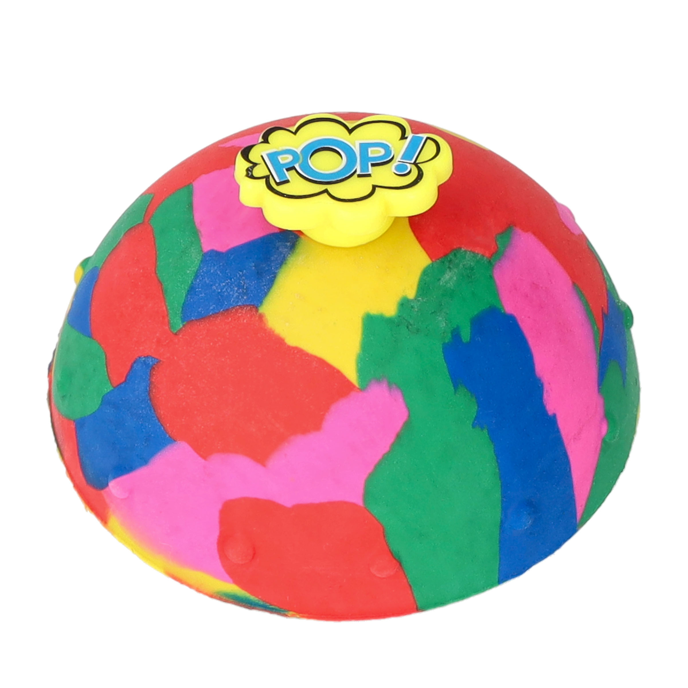 (Ø5cm) Gummi Plopper Kinder Spiel Springender Popball Fidget Spielzeug Bouncing Hüpfschüssel - Bunt