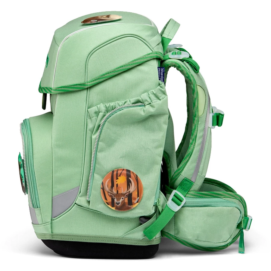 Ergobag Cubo Eco Hero - Schulranzen Set 5tlg. Modell 2024 WaldBärwohner