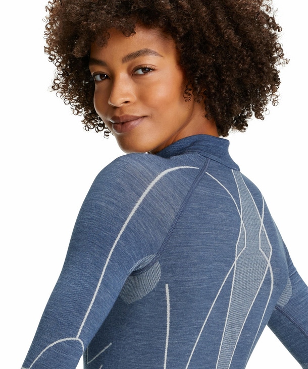 Falke Women Zip Shirt Wool-Tech<br>Varm og teknisk trøye for vinteraktivitet!
