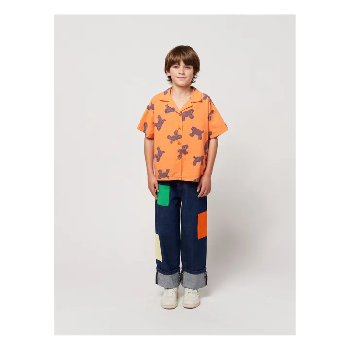 Bobo Choses Chemise Chat | Orange