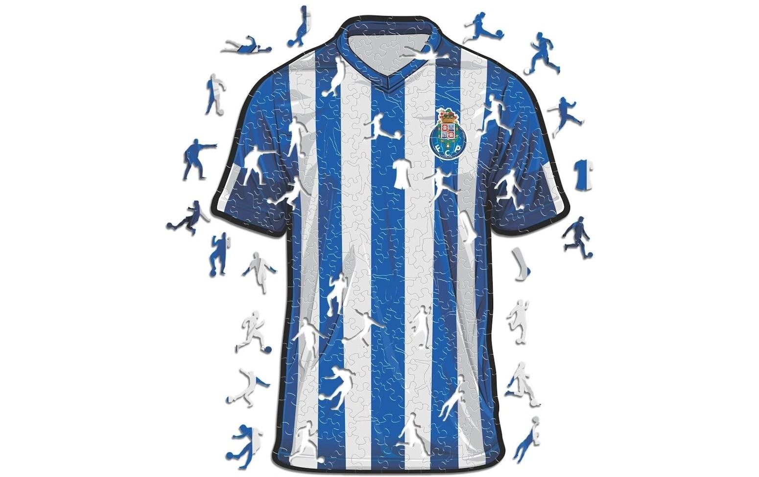 Puzzle »Iconic FC Porto Trikot« Holzart: Birke (Herkunftsland: China)