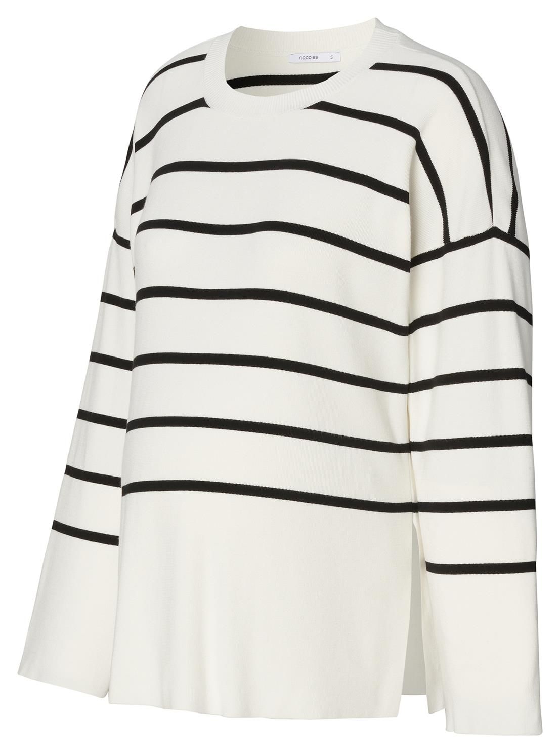 Noppies Maternity Trui met voedingsfunctie Jair - Cream Stripe