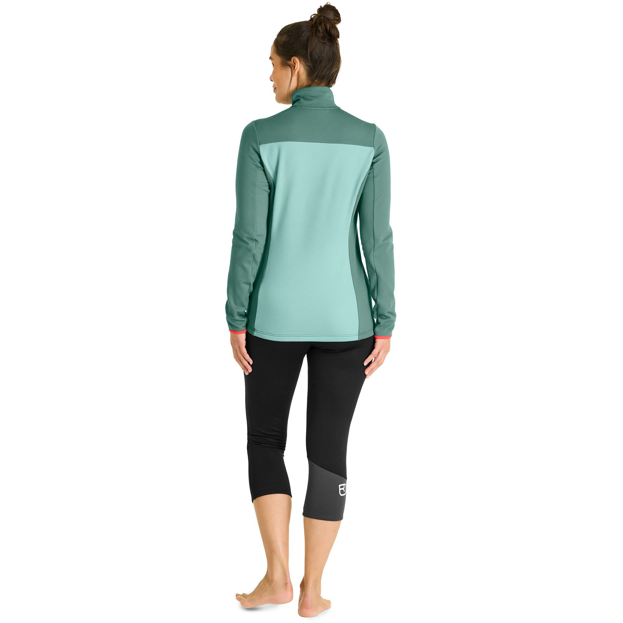 OrtovoxFleece Light Zip Neck W