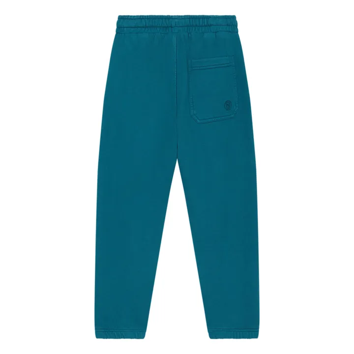 SMALLABLE BASICS Jogging Slim Coton Bio | Vert canard