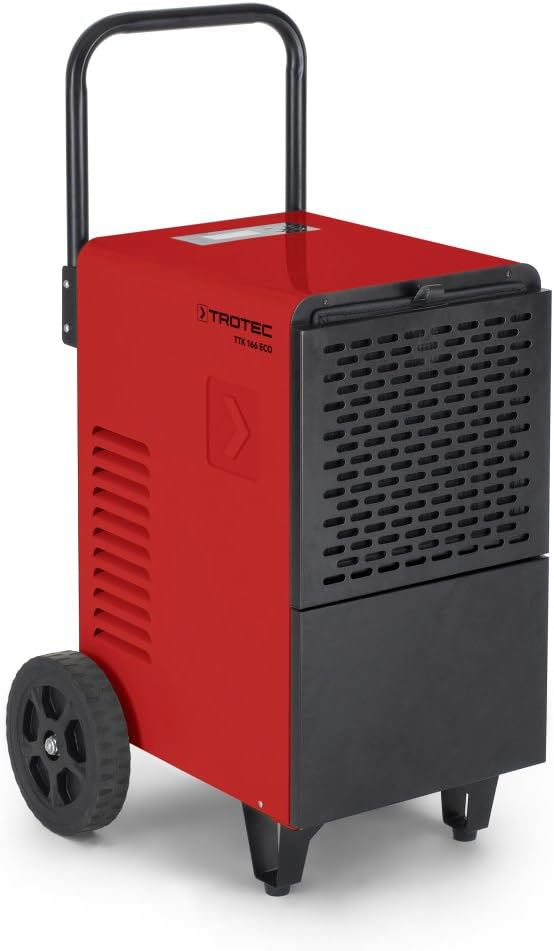 TROTEC Luftentfeuchter TTK 166 ECO – Leistung 52 L/Tag – Fläche 90 m² / 230 m³ – Bautrockner – für große Räume