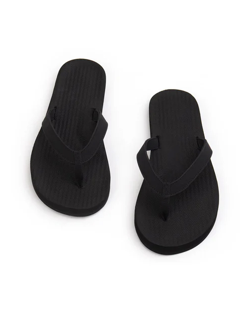 Indosole Flip Flops Essential Black