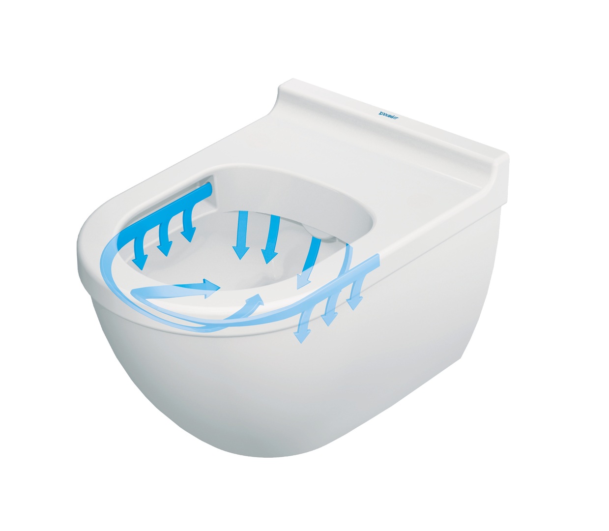 Duravit Starck 3 randloos toilet met softclose zitting en verborgen bevestiging wit glans