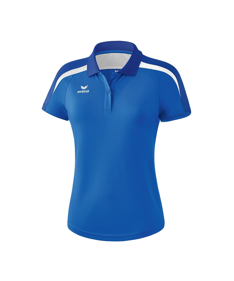 Erima Liga 2.0 Poloshirt Damen Blau Weiss