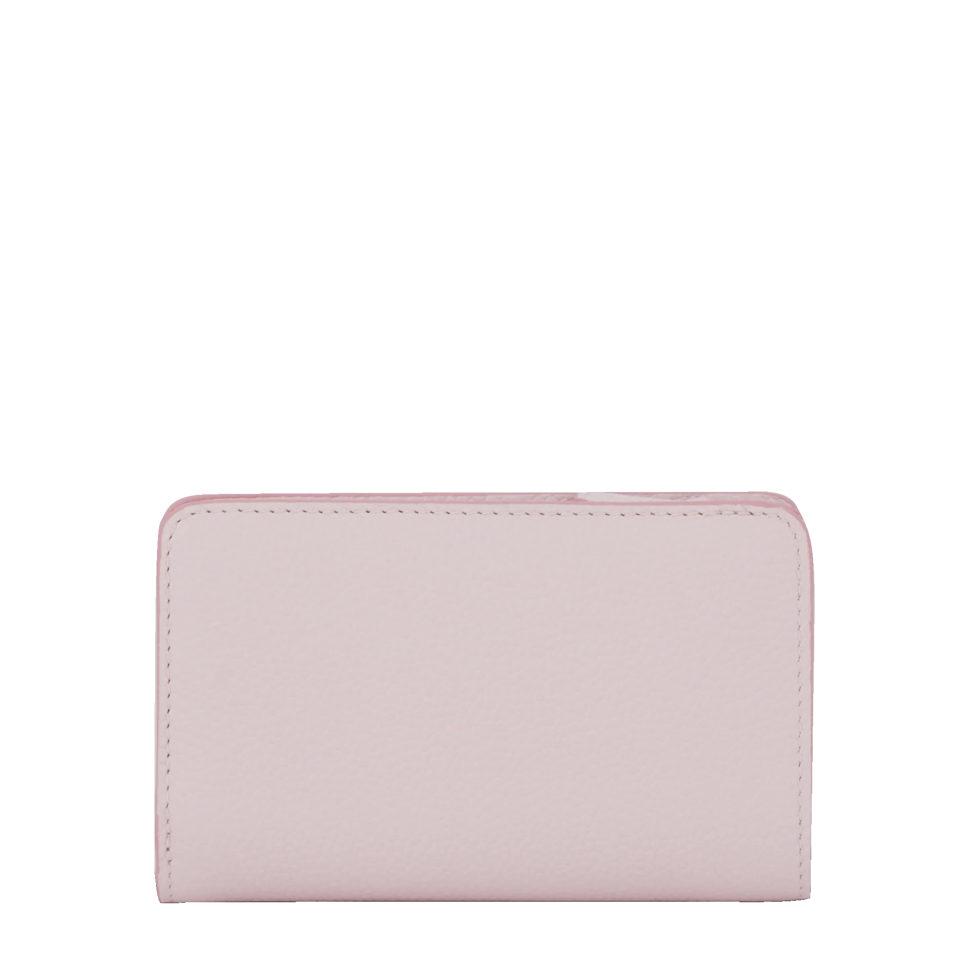 Portefeuille rectangulaire compact zippé Ninon de Lancel-Rose dragee
