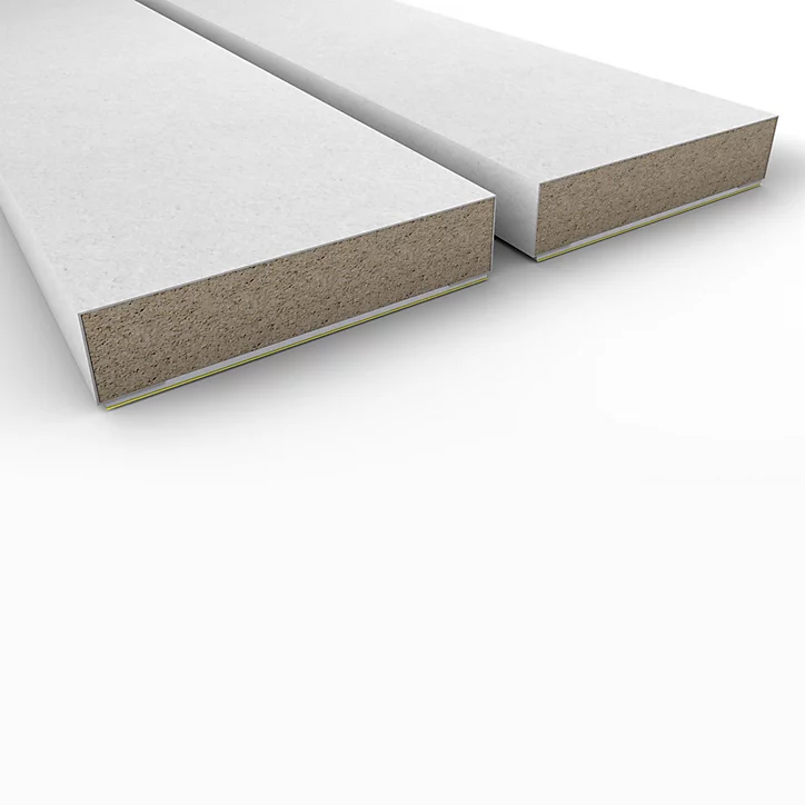 Tasseau adhésif MDF blanc à peindre 34,5 x 280cm, ép. 11mm (vendu par lot de 4)
