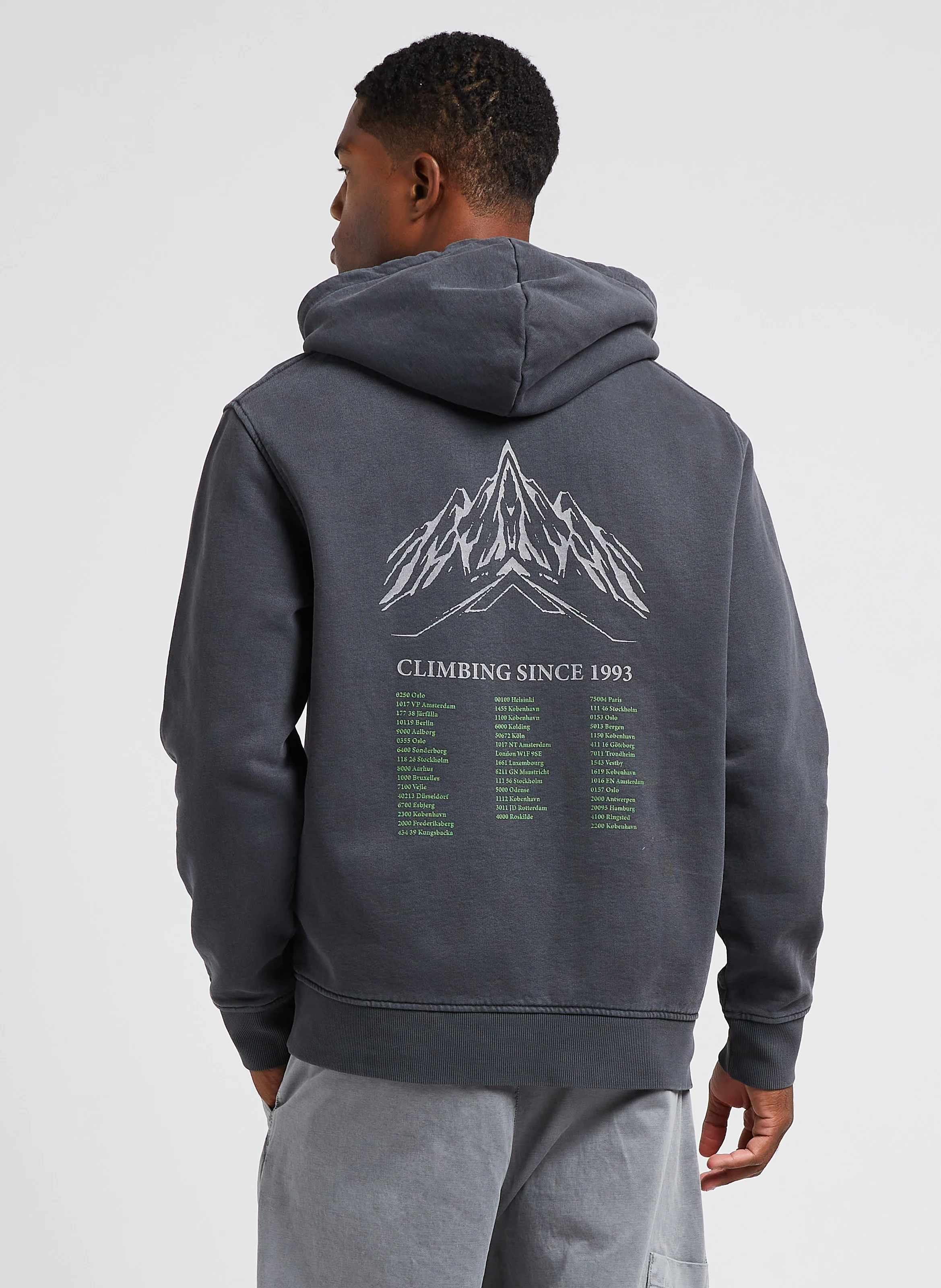 FUTURE - Sweat à capuche en coton bio mélangé| Noir