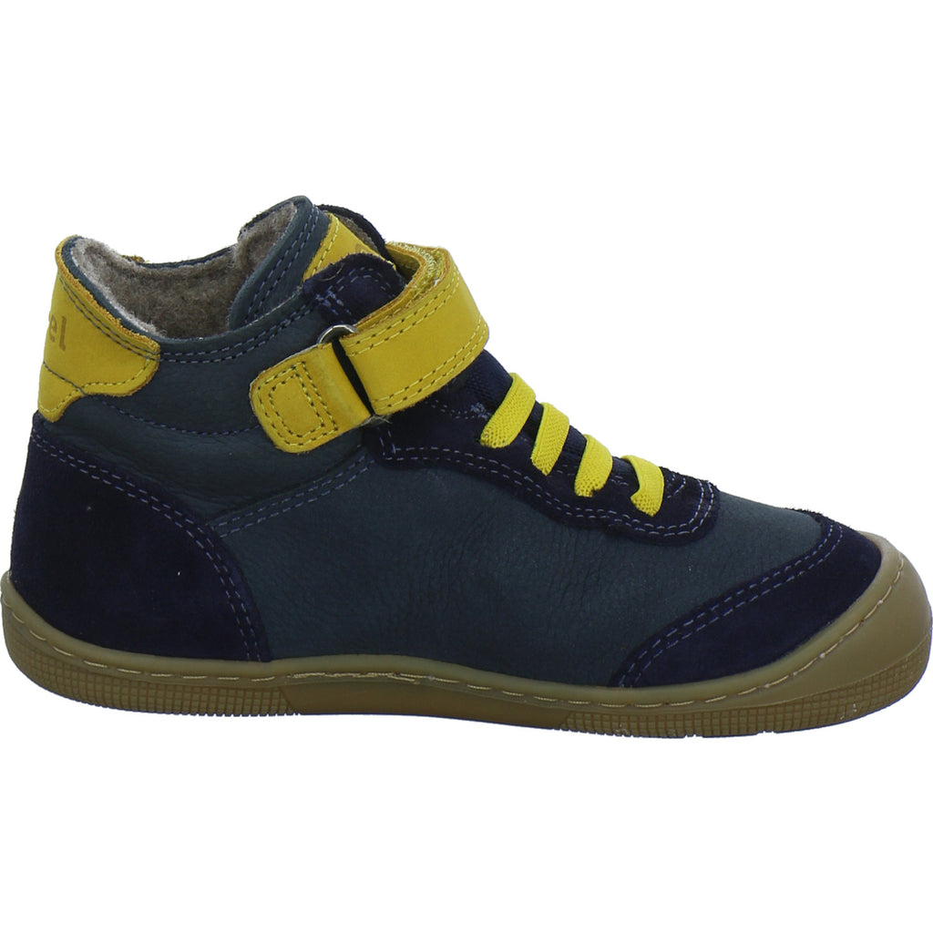 Koel Stiefel ungefüttert Jungen Barefoot Blau-kombi