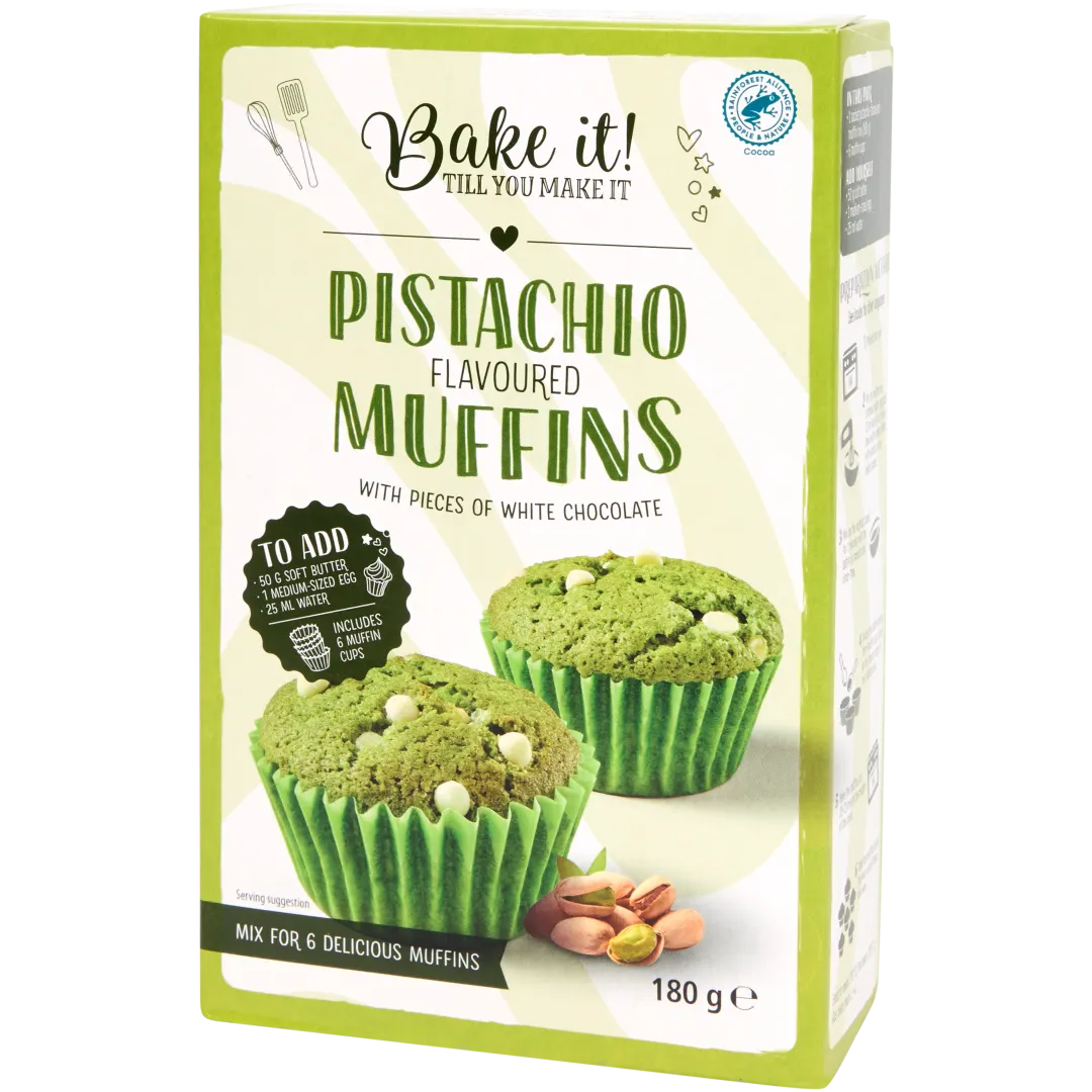 Bake it! bakmix Muffins 180 gram | diverse varianten