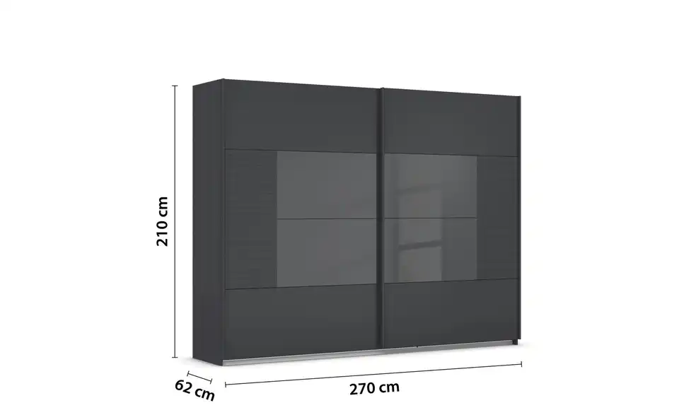Schwebetürenschrank Ruga 271 cm
