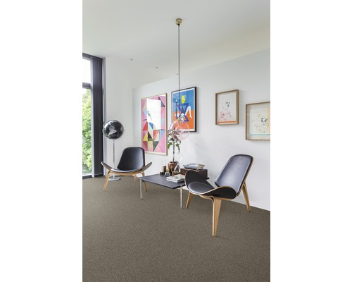 Tulsa lussenpooltapijt, beige, 400 cm breed (per meter verkocht)