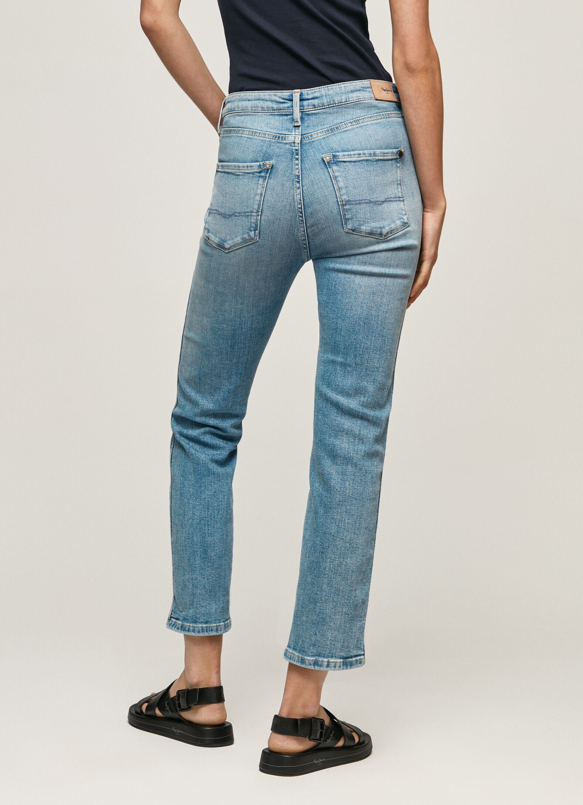 JEAN DION 7/8 FIT SLIM TIRO ALTO - jeans