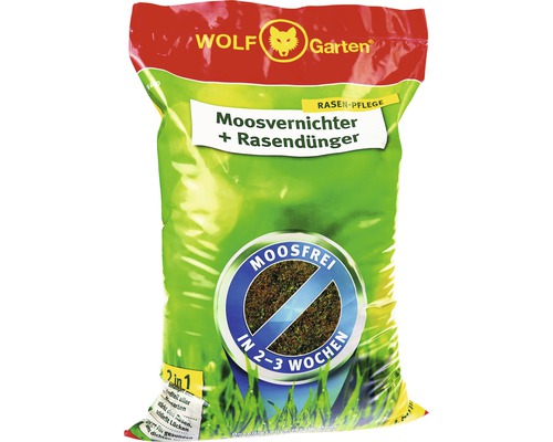 WOLF-Garten Mosbestrijder en Gazonmeststof 14 kg 400 m²