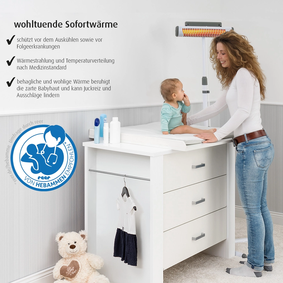 reer Wickeltisch-Wärmestrahler EasyHeat Flex