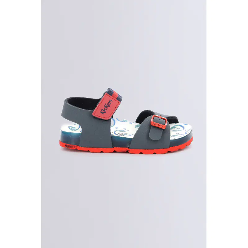 Sostreet Marine rouge SANDALES Synthétique Garçon