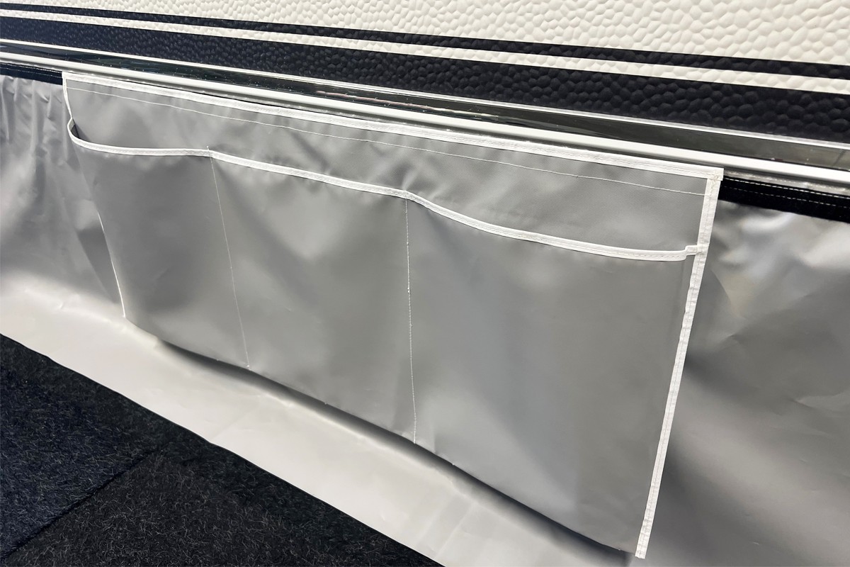 ESVO 5 meter tochtstrook met klittenband en opbergzak - Grey