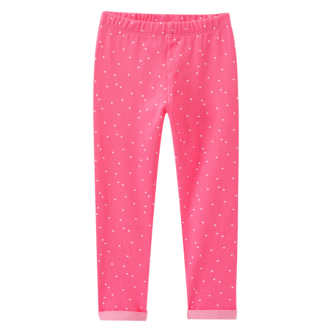 Topolino Mädchen Leggings in Denim Optik pink