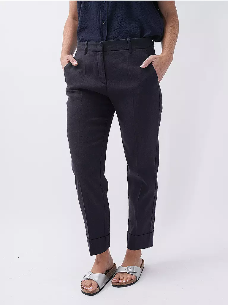 CAMBIO Chino 7/8 KRYSTAL dunkelblau