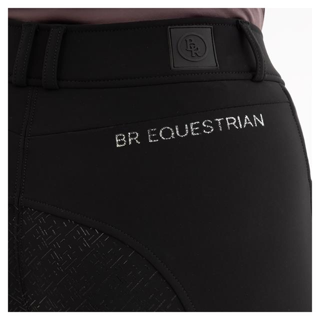 Paardrijbroek BR Jude Soft Shell Full Grip Zwart
