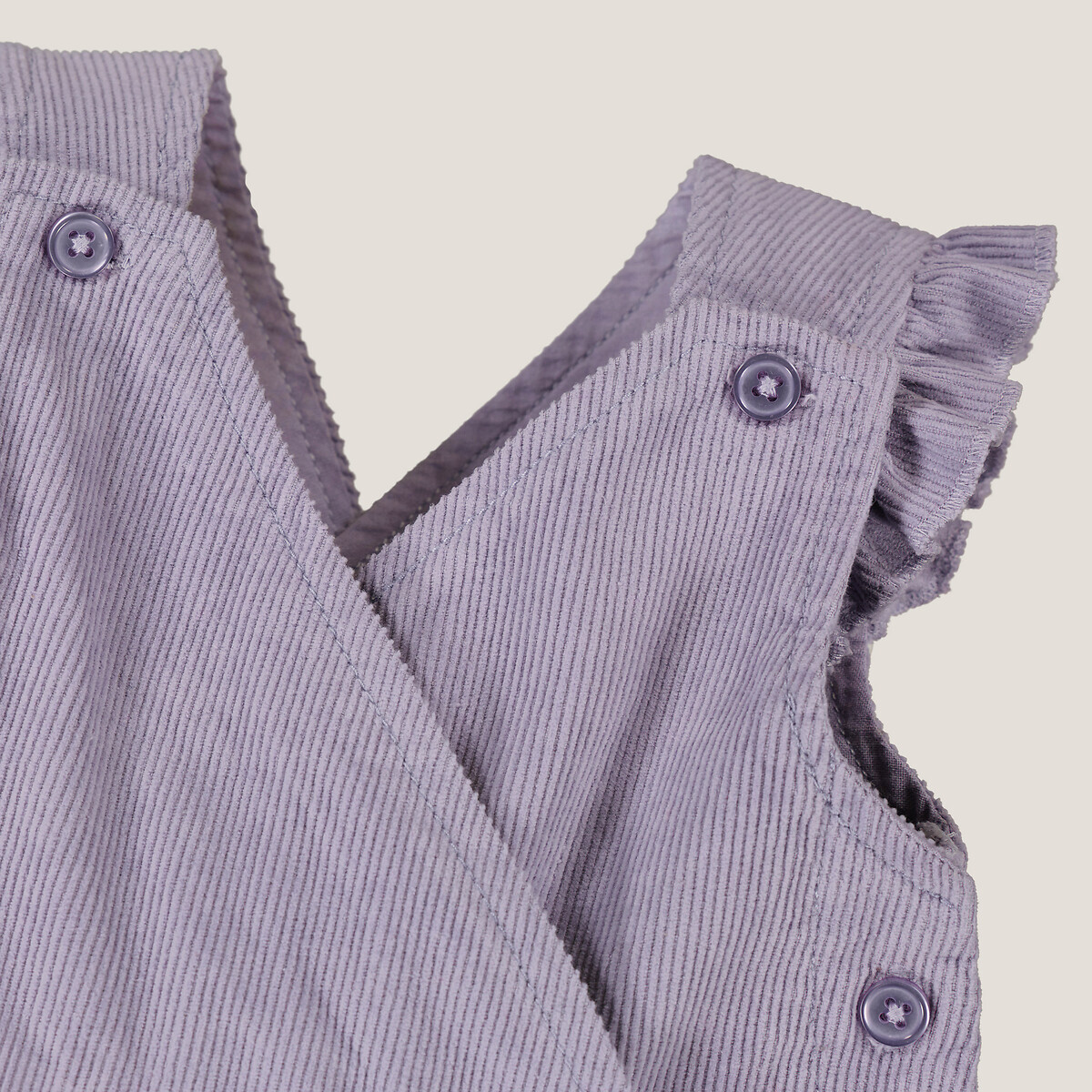 COLEÇÕES LA REDOUTE<br>Jardineiras amplas em veludo canelado