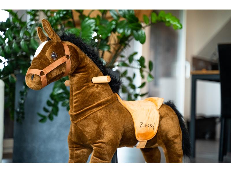 zoosy Reittier Pferd Gr. S Reitpferd mit Rollen an den Füssen