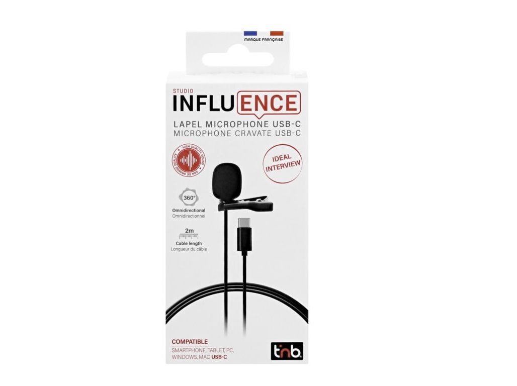 MICROFONE LAPELA TNB INLAPMICUSB1 USB-C