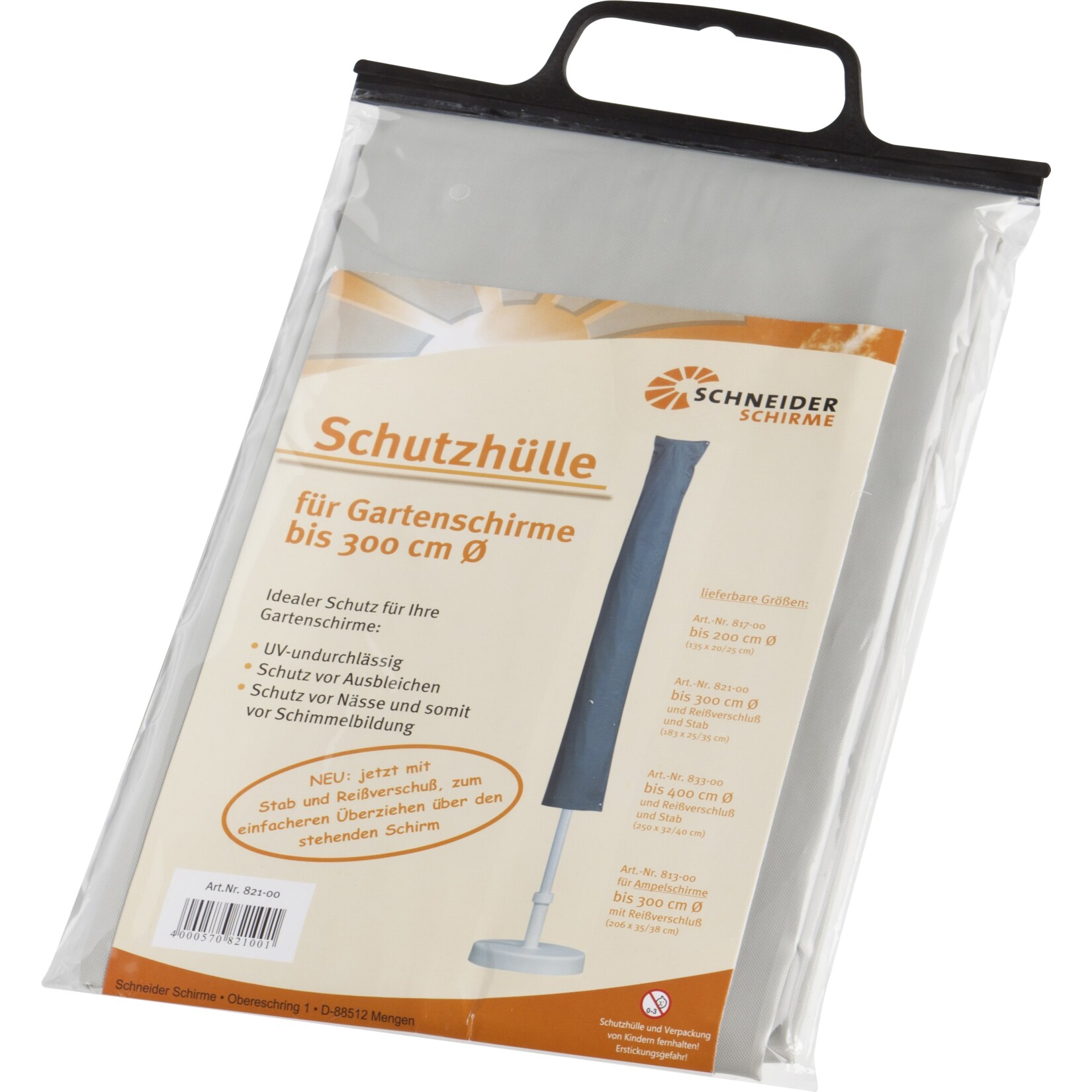 Schneider Schutzhülle für Marktschirme bis 200 cm
