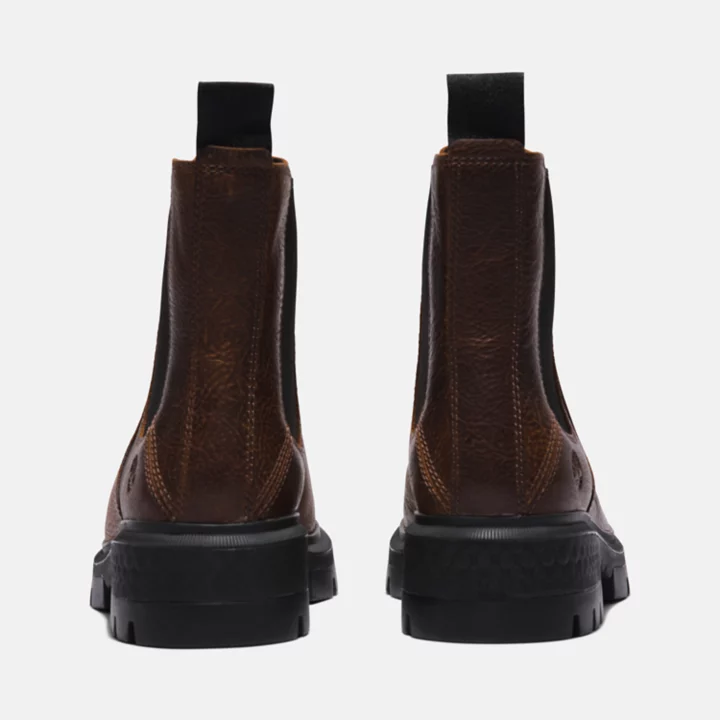 Bota Chelsea Cortina Valley Feminina em Marrom Escuro
