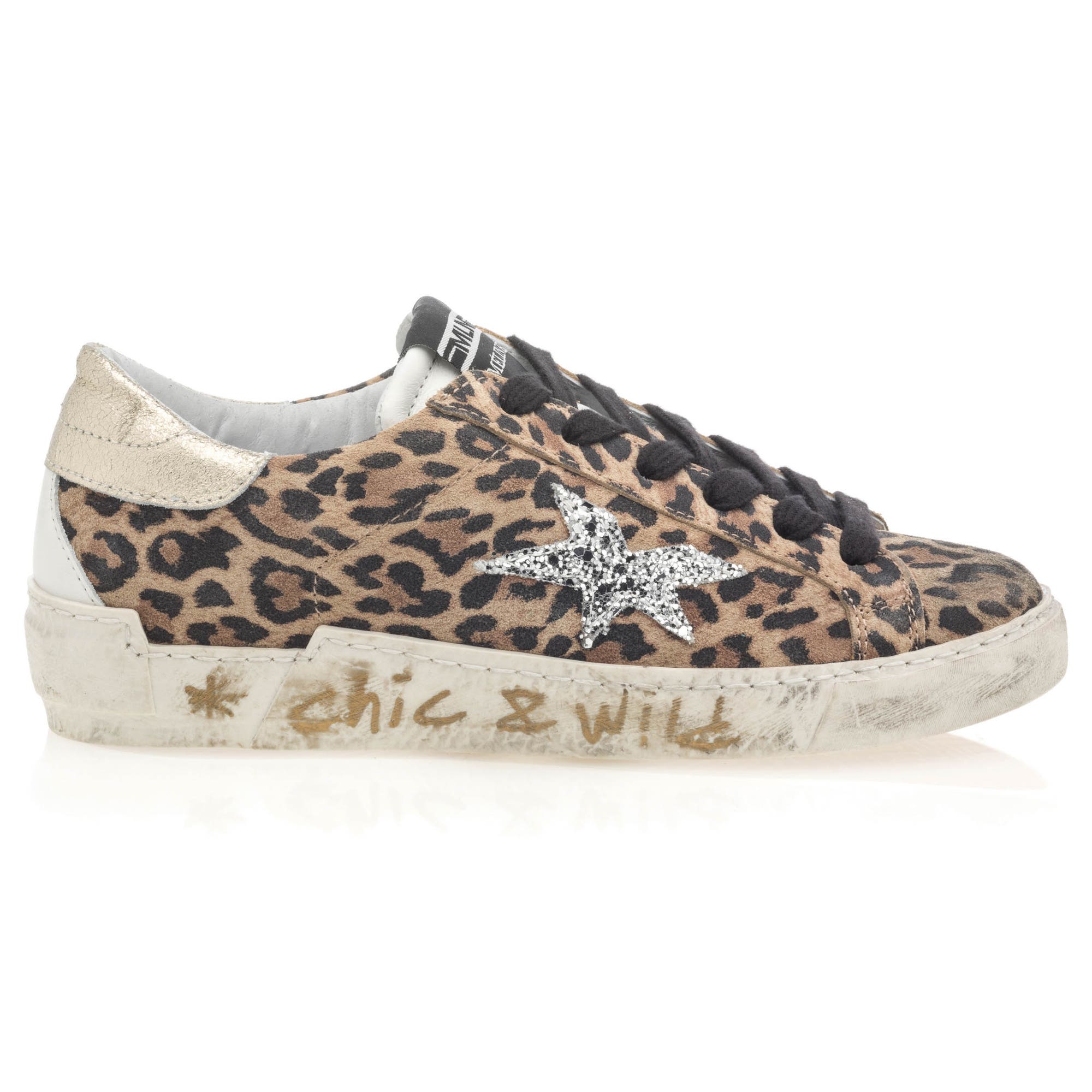 Baskets basses Femme en cuir camel