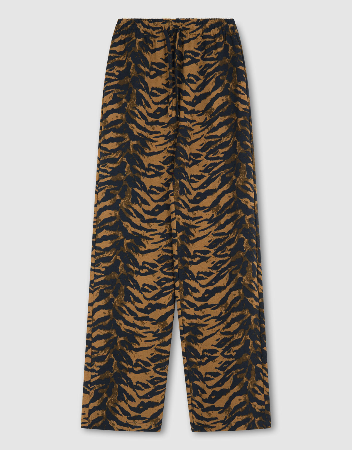 Twist Tiger Wide leg Broek Bruin