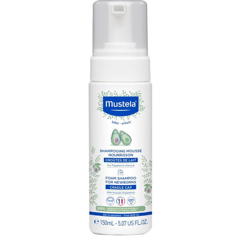 Mustela Baby Schuimshampoo voor Zuigelingen150 ml