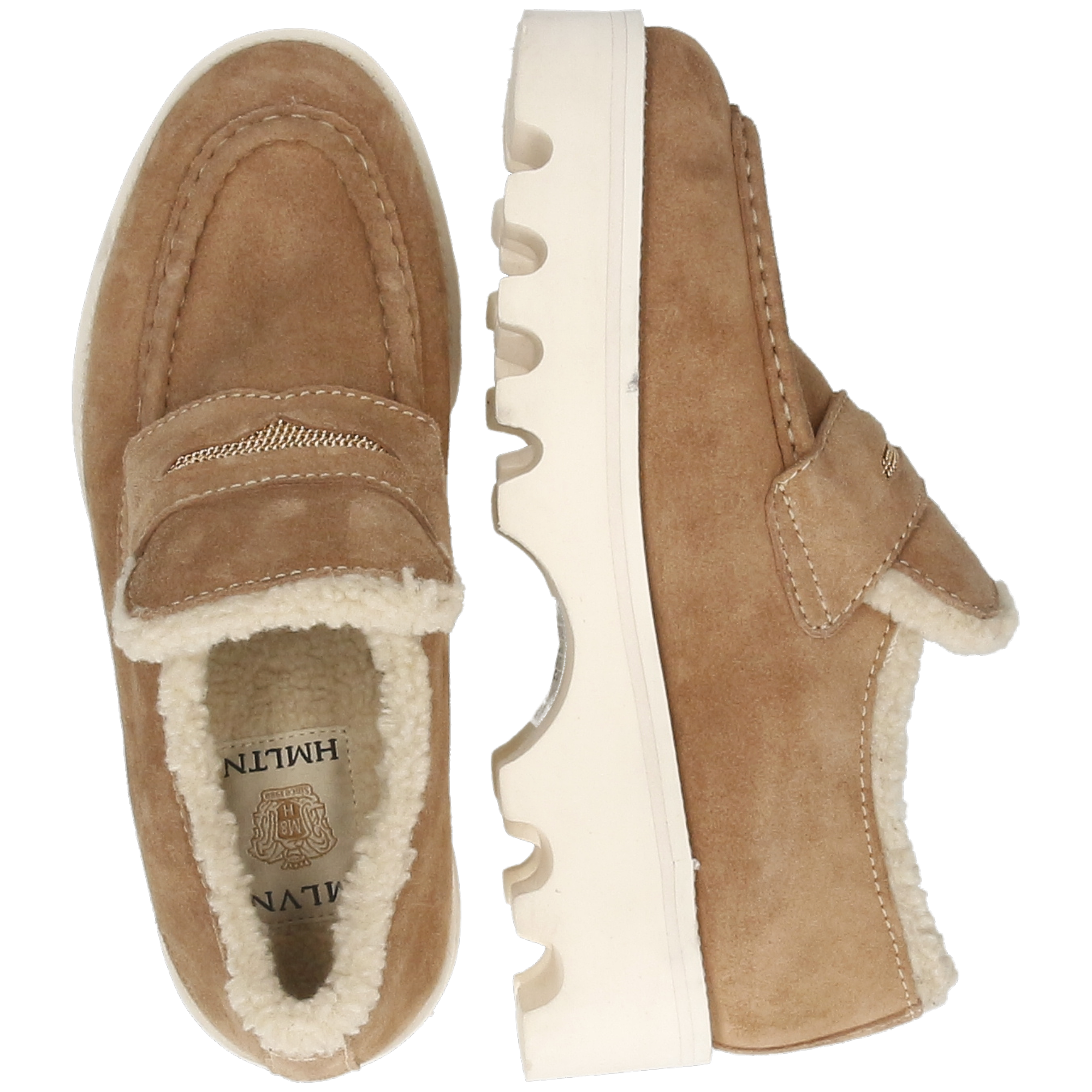 JADE 62 - Mocassins à semelle plateforme | Beige