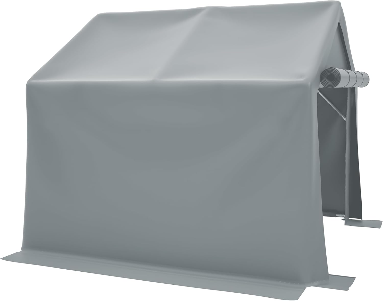 Garagenzelt Winterfest Groß 244x241x217 cm – Robuster, Wasserdichter Fahrradschuppen & Gerätehaus mit Rolltür, Lagerzelt für Auto, Motorrad & Garten