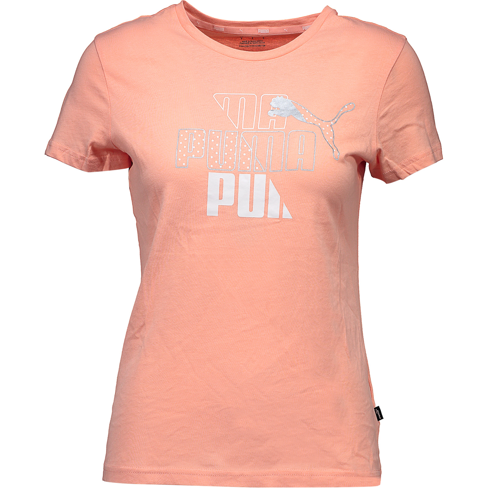 Puma Graphic Tee Da, pink, Large