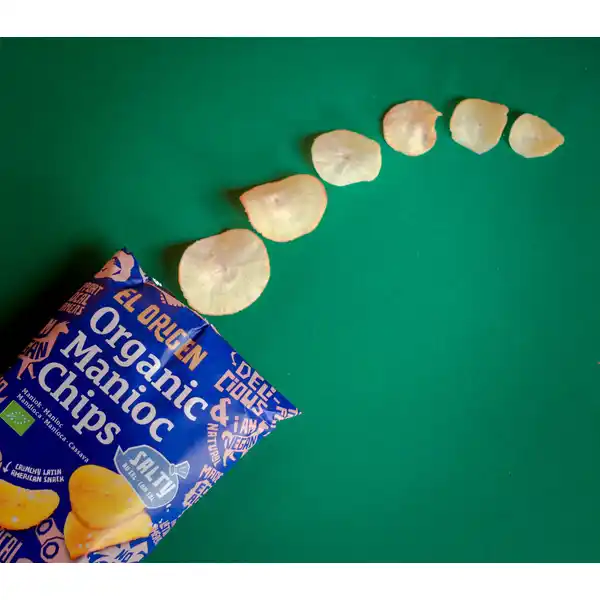 Bio Maniok Chips mit Meersalz