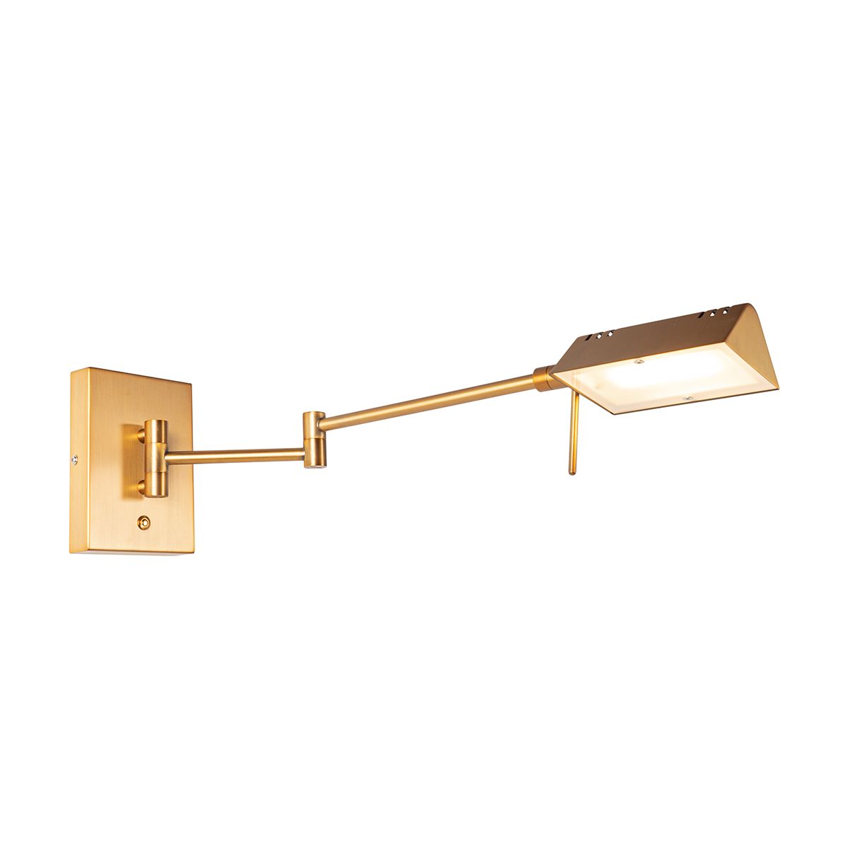 Design wandlamp brons incl. LED dimbaar - Notia