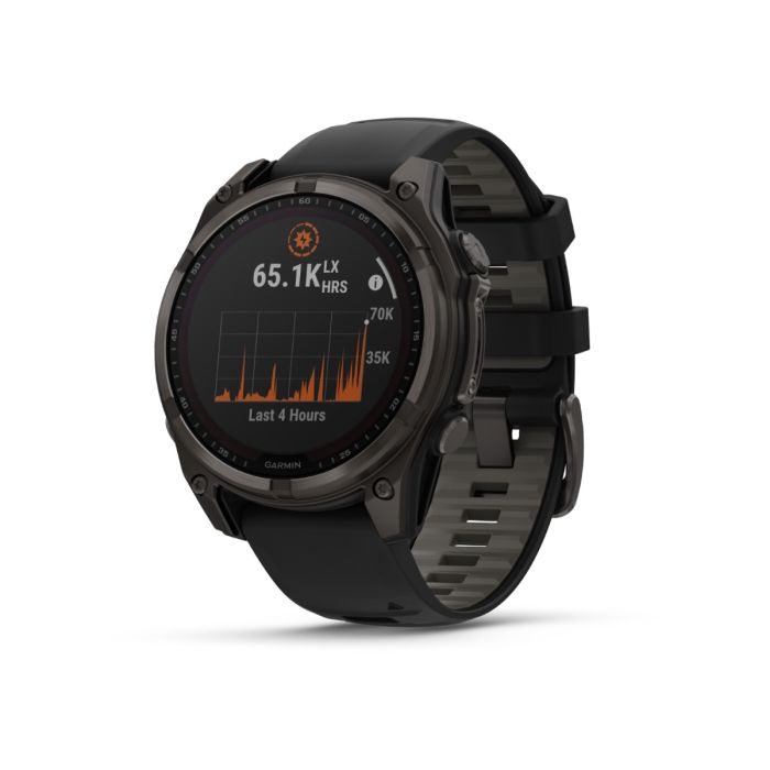 Garmin Unisex Ure fēnix® 8 - 51 mm Solar Sapphire Sort