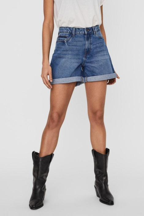 Noisy may blauwe dames korte broek
