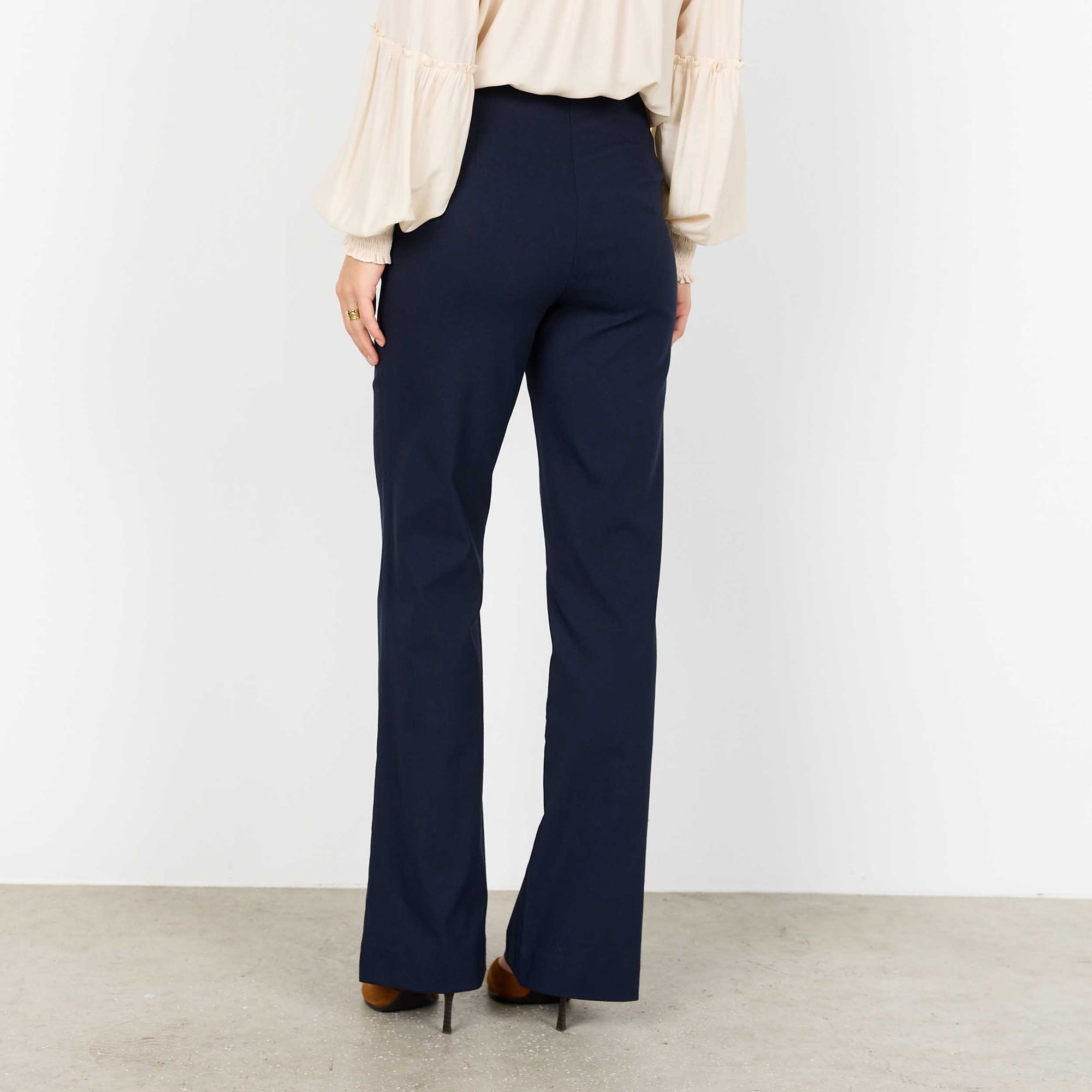 Pantalon Femme bleu marine