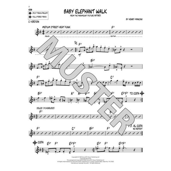 Hal Leonard Jazz Play-Along Henry Mancini