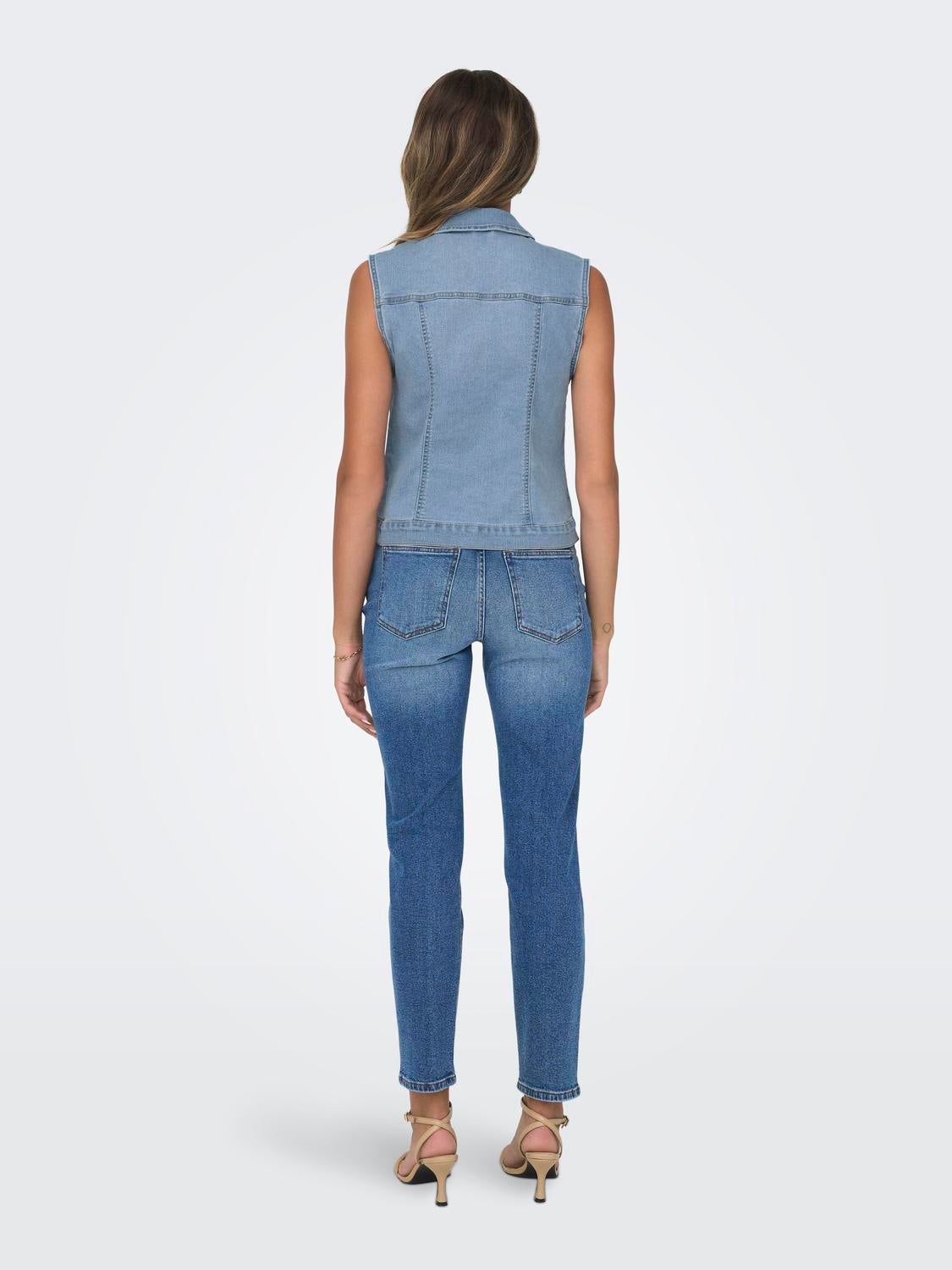 ONLWONDER Jeansweste Light Blue Denim