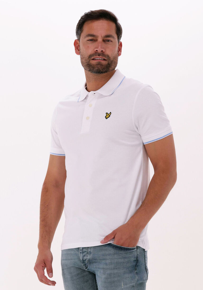 LYLE & SCOTT witte lyle & scott polo tipped polo shirt